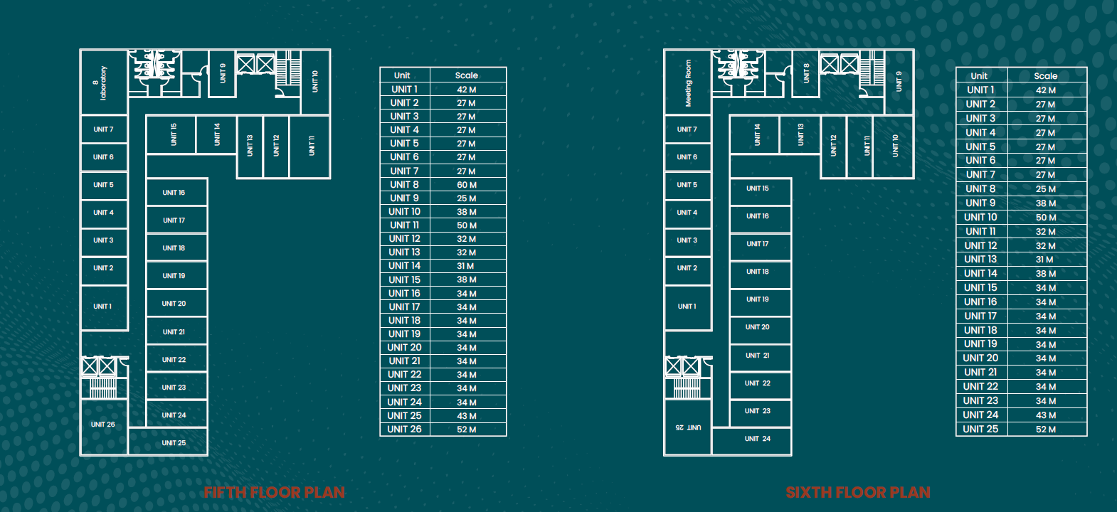Floor plan for  at UniTower