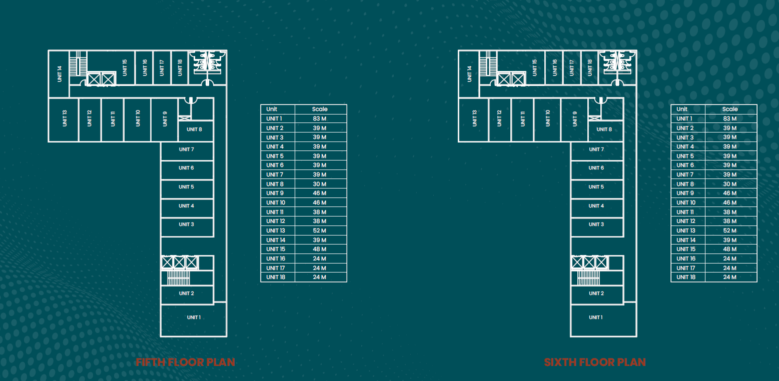 Floor plan for  at UniTower