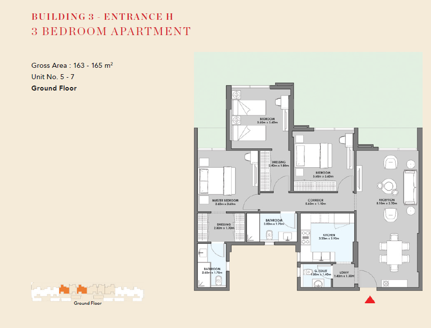 Floor plan for chalet at SQ1