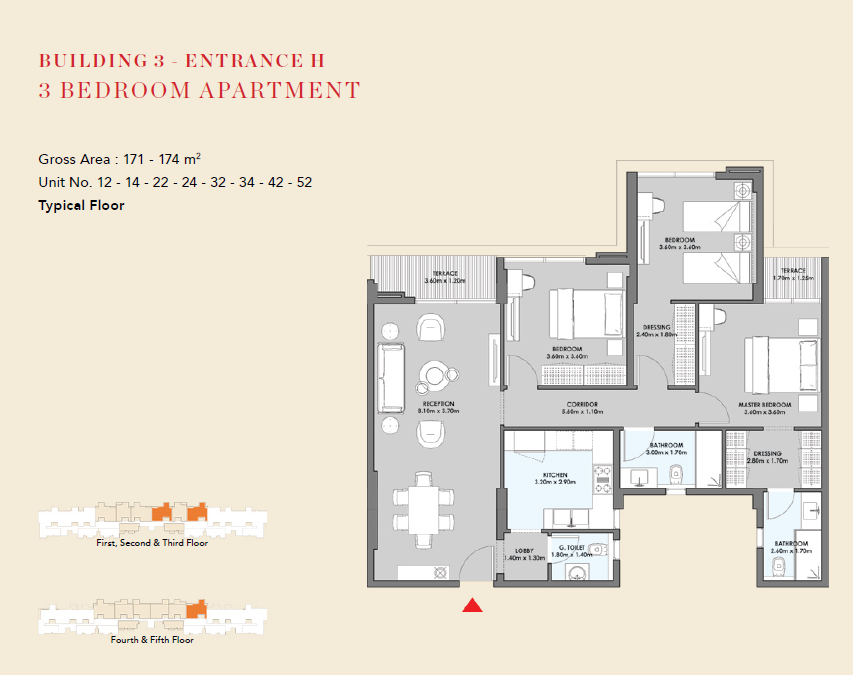 Floor plan for chalet at SQ1