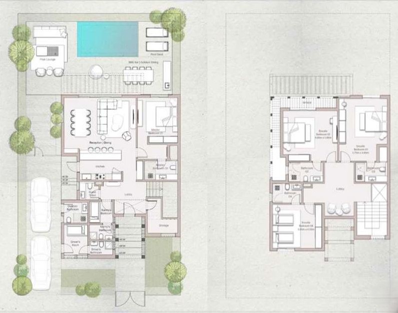 Floor plan for villa at Ogami Ras El Hekma
