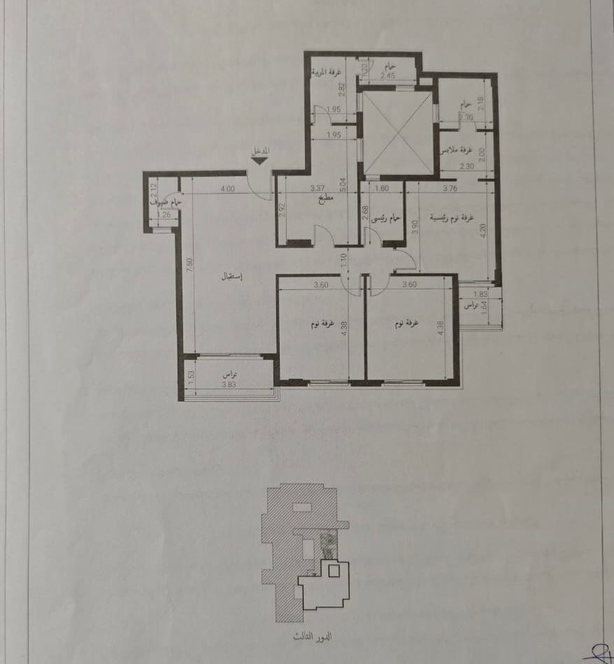 Floor plan for apartment at Village West