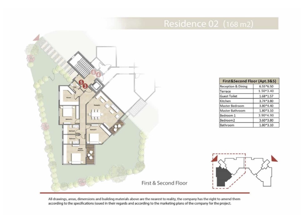 Floor plan for apartment at Keeva