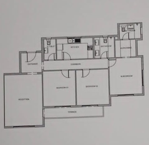 Floor plan for apartment at Mountain View ICity New Cairo