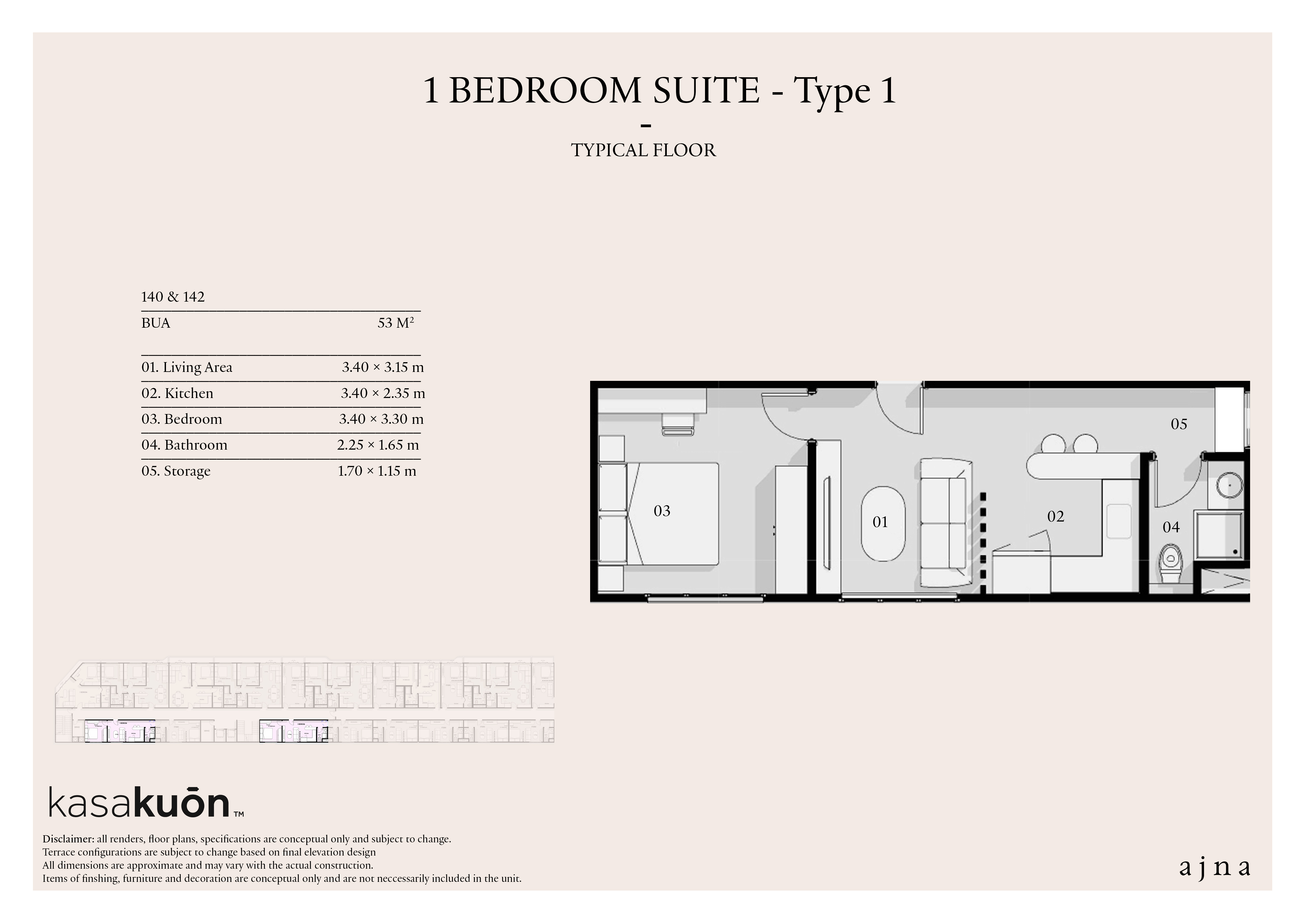 Floor plan for apartment at Eastville