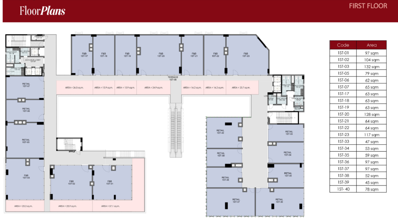 Floor plan for  at Five Fifty Five Business Complex