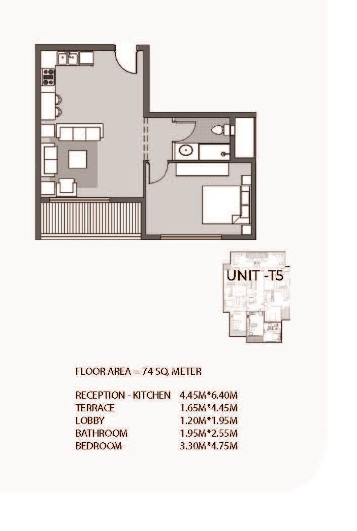Floor plan for apartment at Dejoya Residence