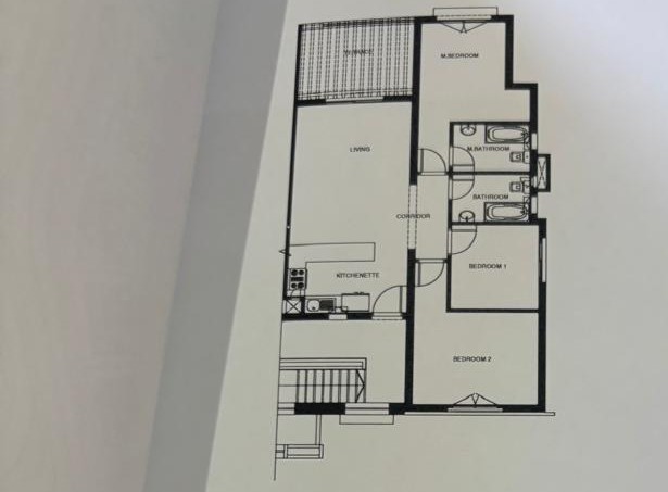 Floor plan for chalet at Mountain View Ras El Hekma