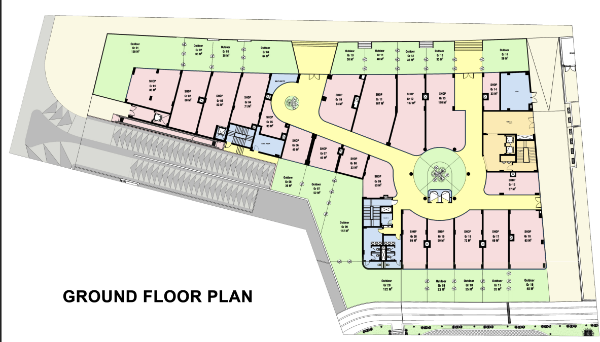 Floor plan for  at Granvia Mall Serrano