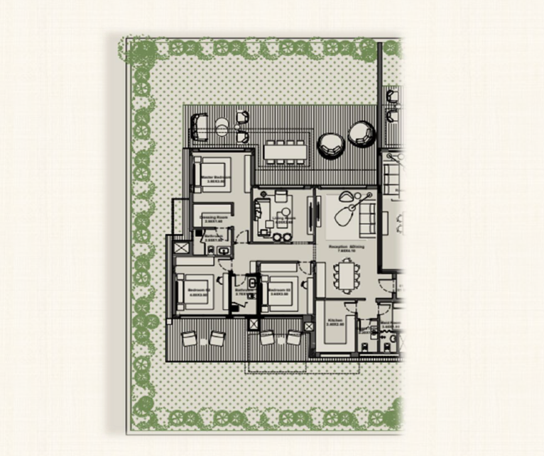Floor plan for apartment at ONS
