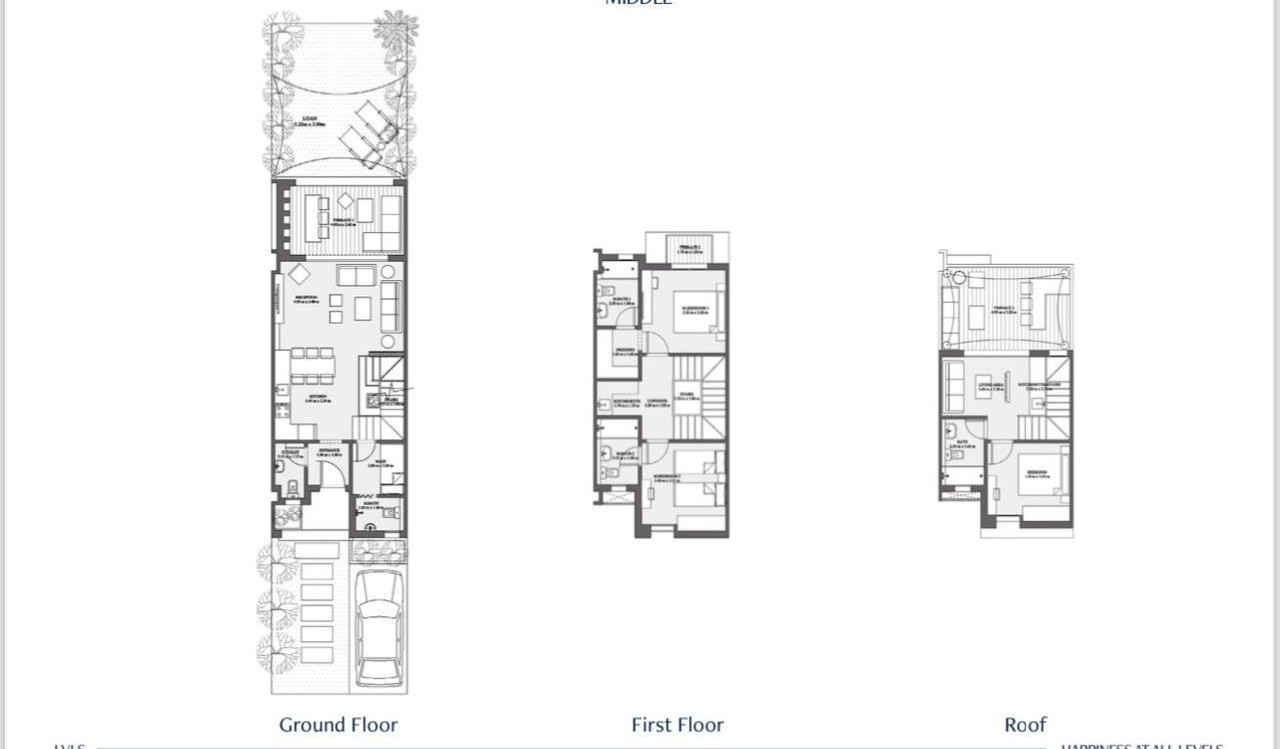 Floor plan for townhouse at LVLS Mountain View