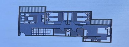 Floor plan for duplex at Dejoya Residence