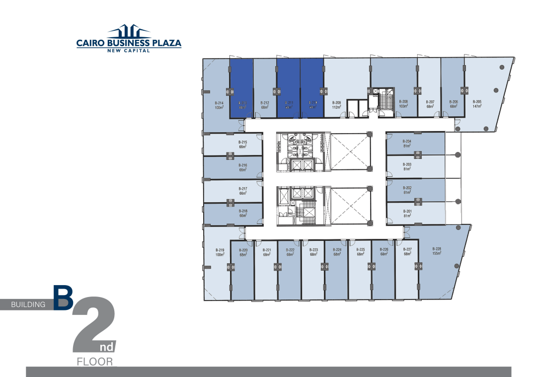 Floor plan for  at Cairo Business Plaza