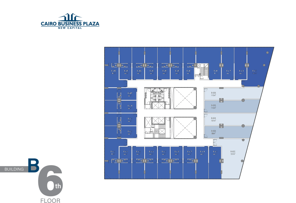 Floor plan for  at Cairo Business Plaza