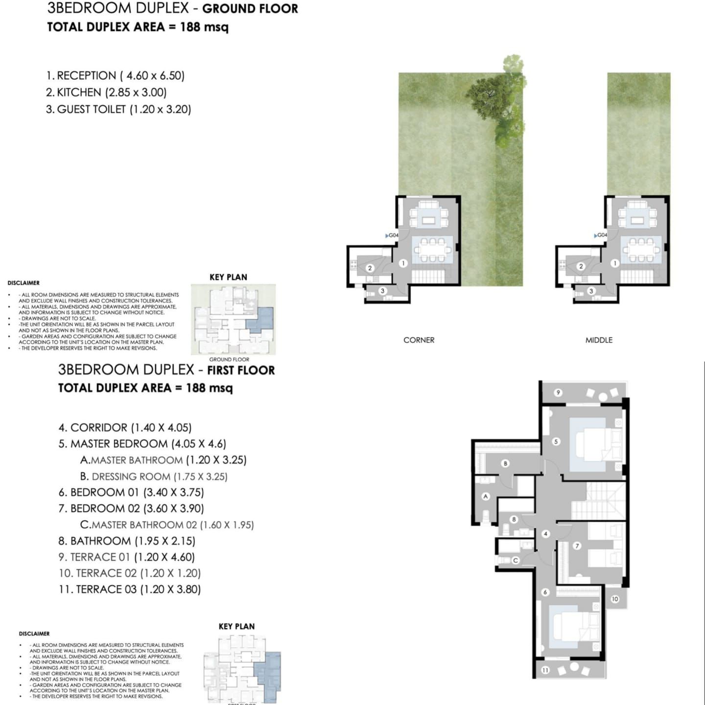 Floor plan for duplex at Home Residence