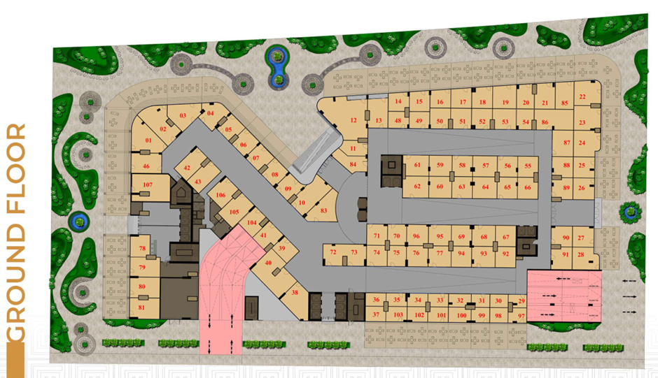 Floor plan for  at Moonreal Tower