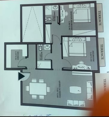 Floor plan for apartment at Peerage Residence