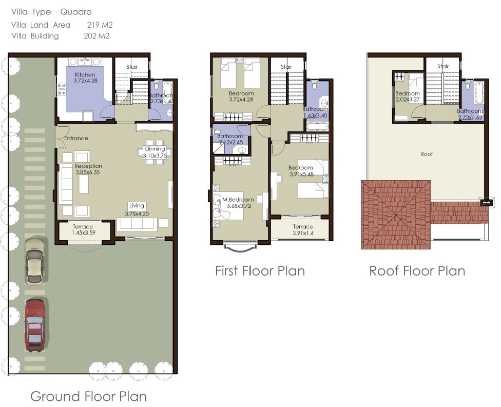 Floor plan for townhouse at El Patio 5 East