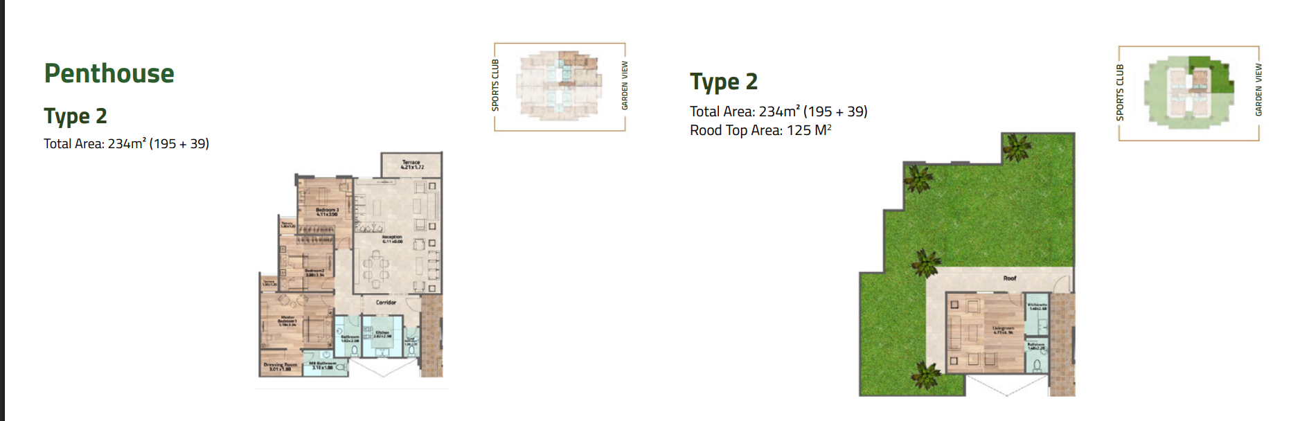 Floor plan for penthouse at Rock Eden