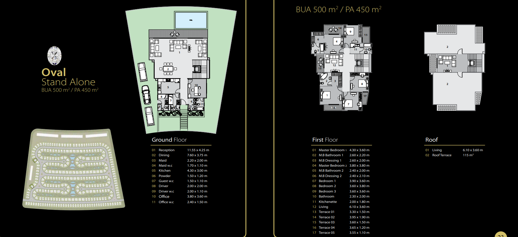 Floor plan for villa at Midtown Solo
