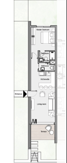 Floor plan for chalet at Salt
