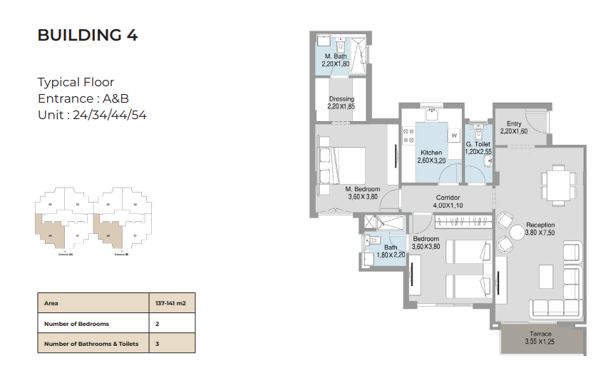 Floor plan for apartment at Talda
