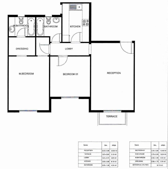 Floor plan for apartment at Mountain View iCity October