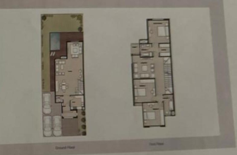 Floor plan for villa at Sarai