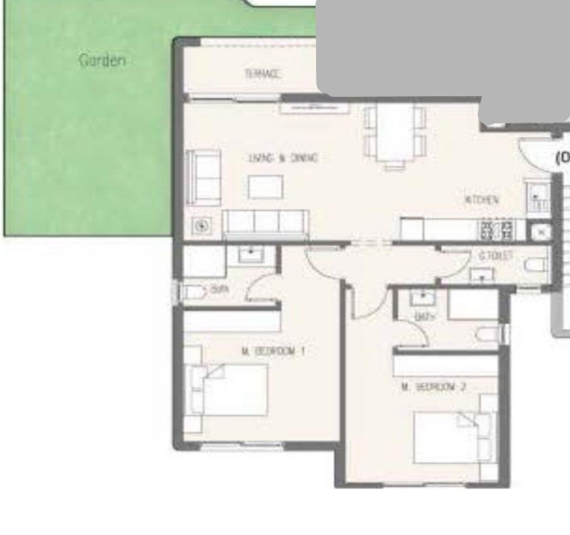 Floor plan for chalet at Hacienda Waters