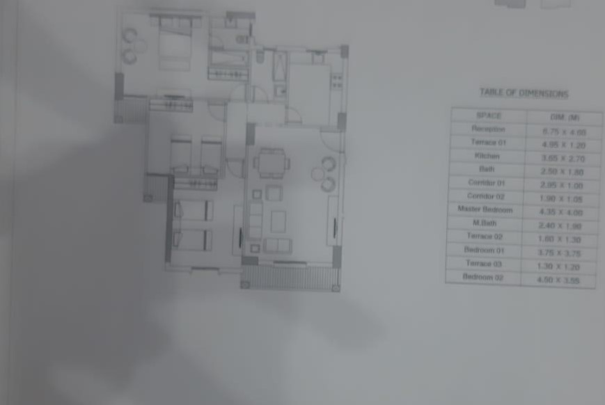 Floor plan for apartment at Venia