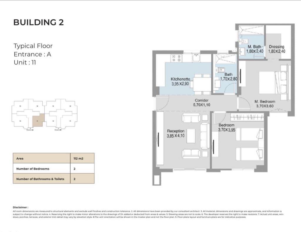 Floor plan for apartment at Talda