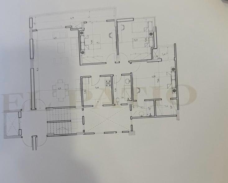 Floor plan for apartment at El Patio Oro