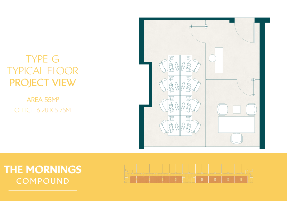 Floor plan for apartment at The Mornings
