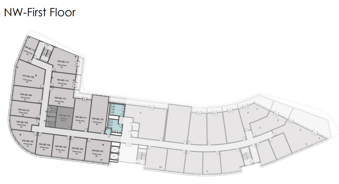 Floor plan for  at Blue Walk