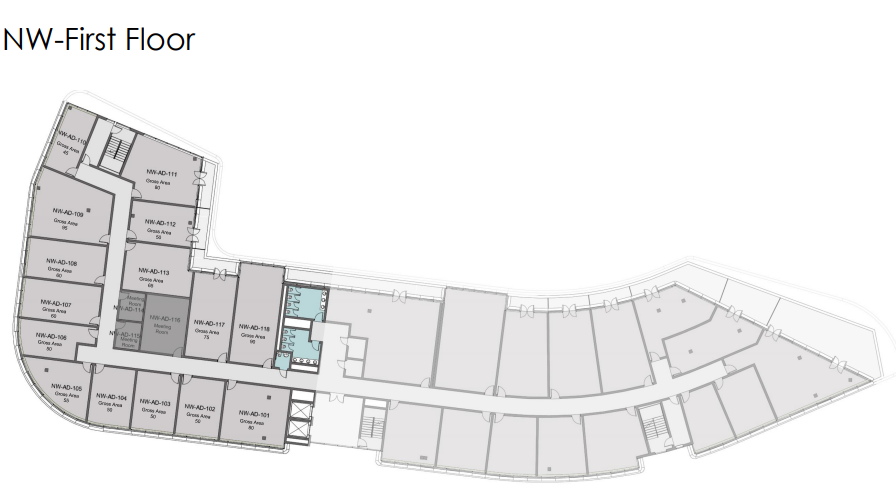 Floor plan for  at Blue Walk
