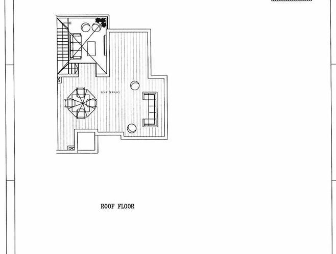 Floor plan for duplex at Plage