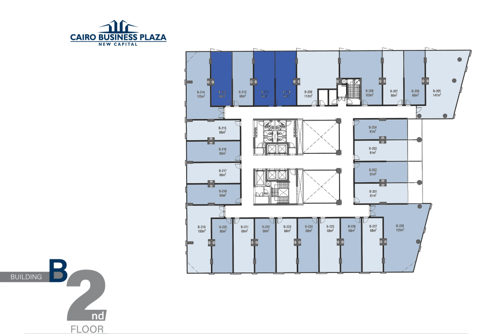 Floor plan for  at Cairo Business Plaza