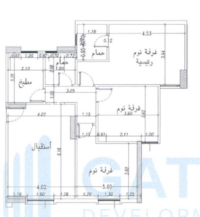 Floor plan for apartment at Venia