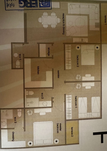 Floor plan for apartment at Ri8