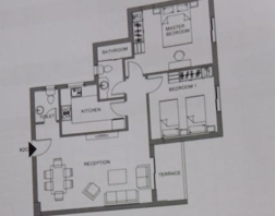 Floor plan for apartment at Sarai