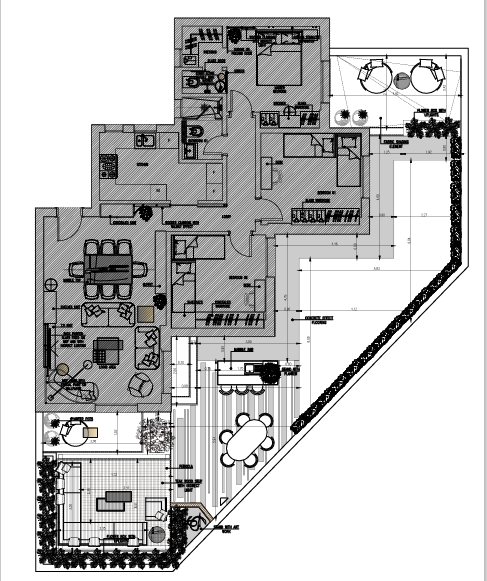 Floor plan for apartment at Taj City