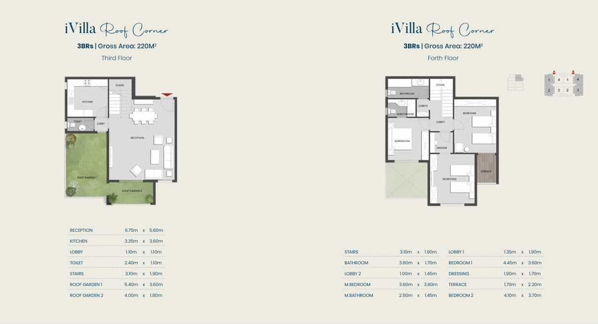Floor plan for duplex at Aliva Mountain View Mostakbal City