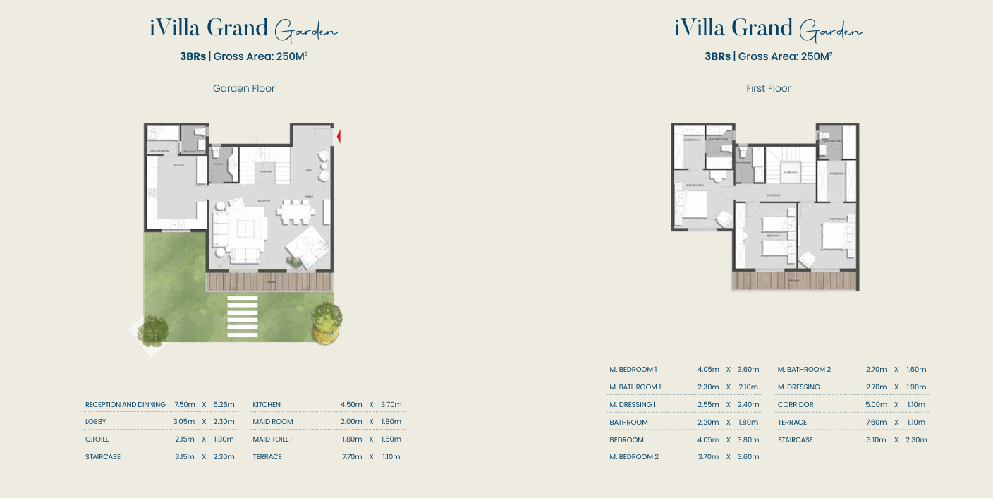 Floor plan for duplex at Aliva Mountain View Mostakbal City