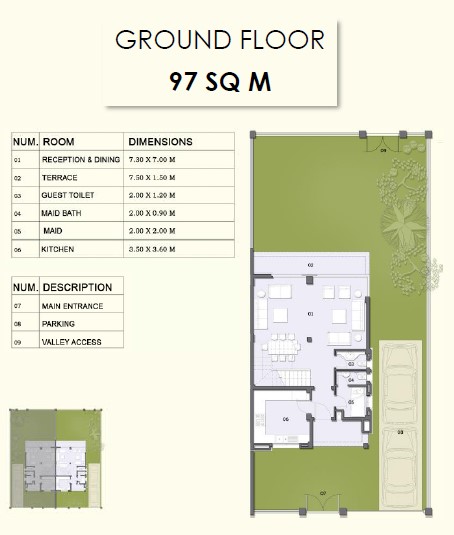 Floor plan for  at Il Bosco New Capital