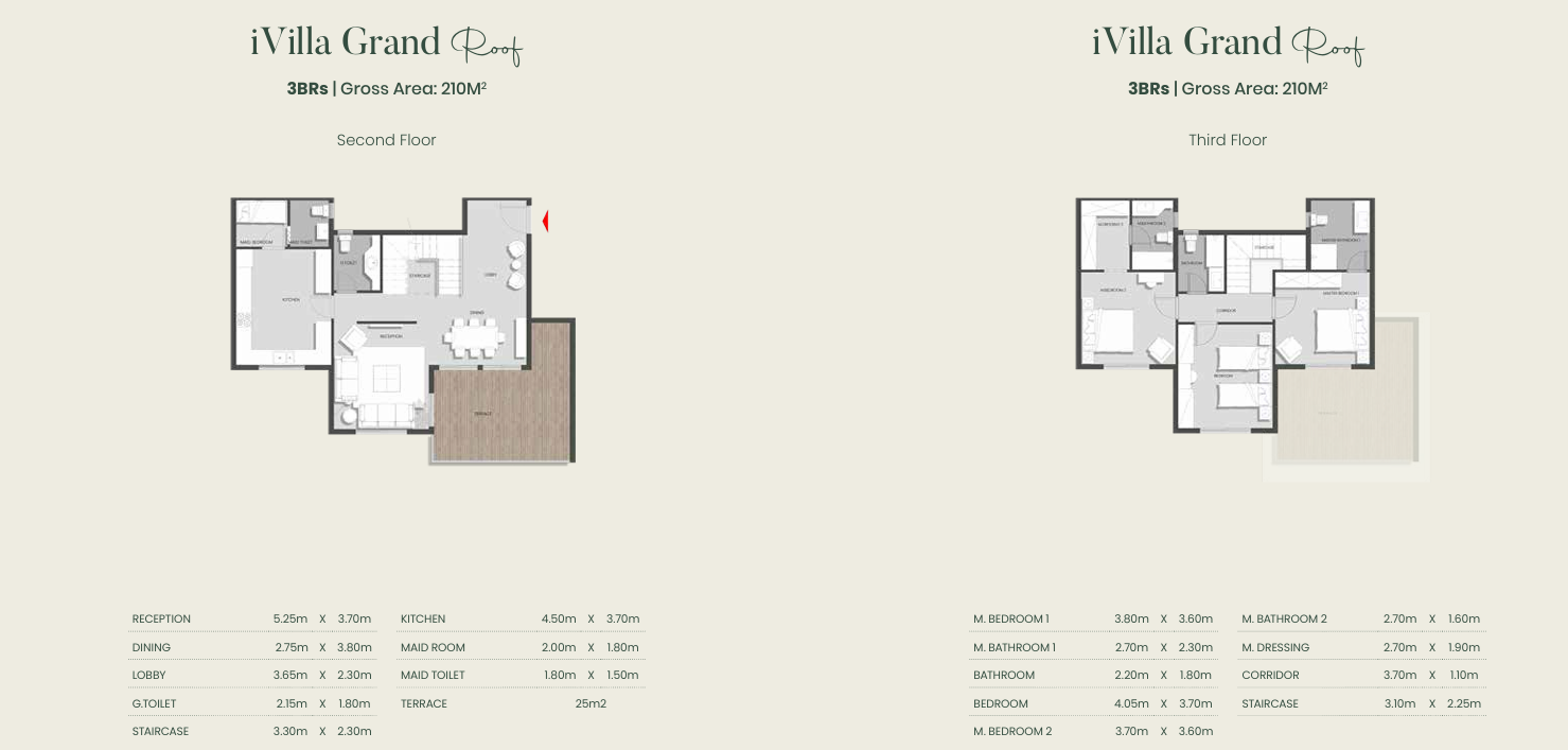 Floor plan for duplex at Aliva Mountain View Mostakbal City