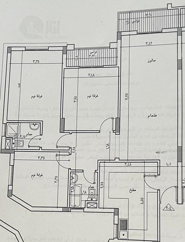 Floor plan for apartment at Ashgar City