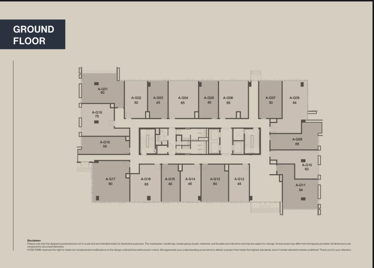 Floor plan for  at Hyde Park Business District