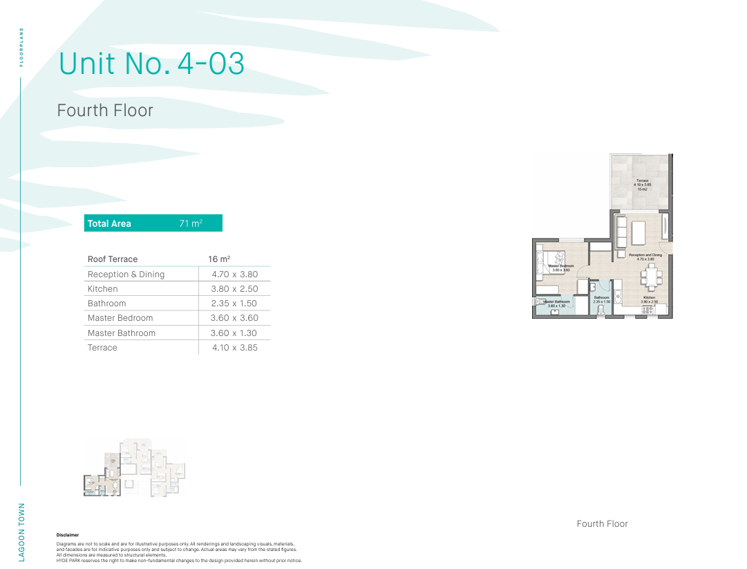 Floor plan for chalet at Hyde Park North - Seashore