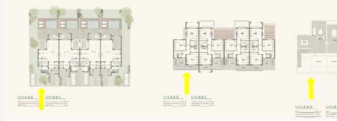 Floor plan for townhouse at Makadi Heights