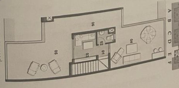 Floor plan for townhouse at Vinci